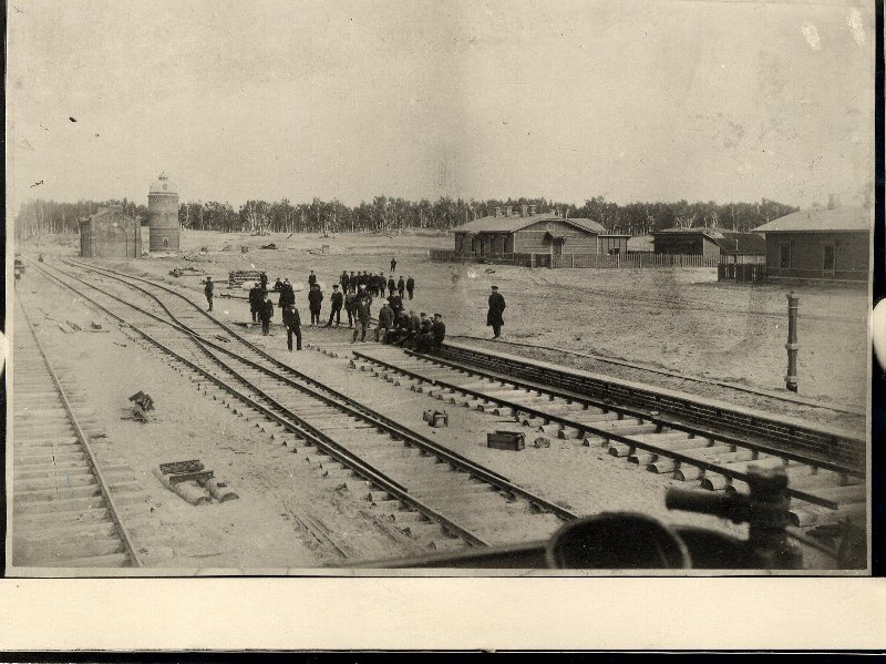 Строительство  железной дороги через Сердобск, 1893 г.