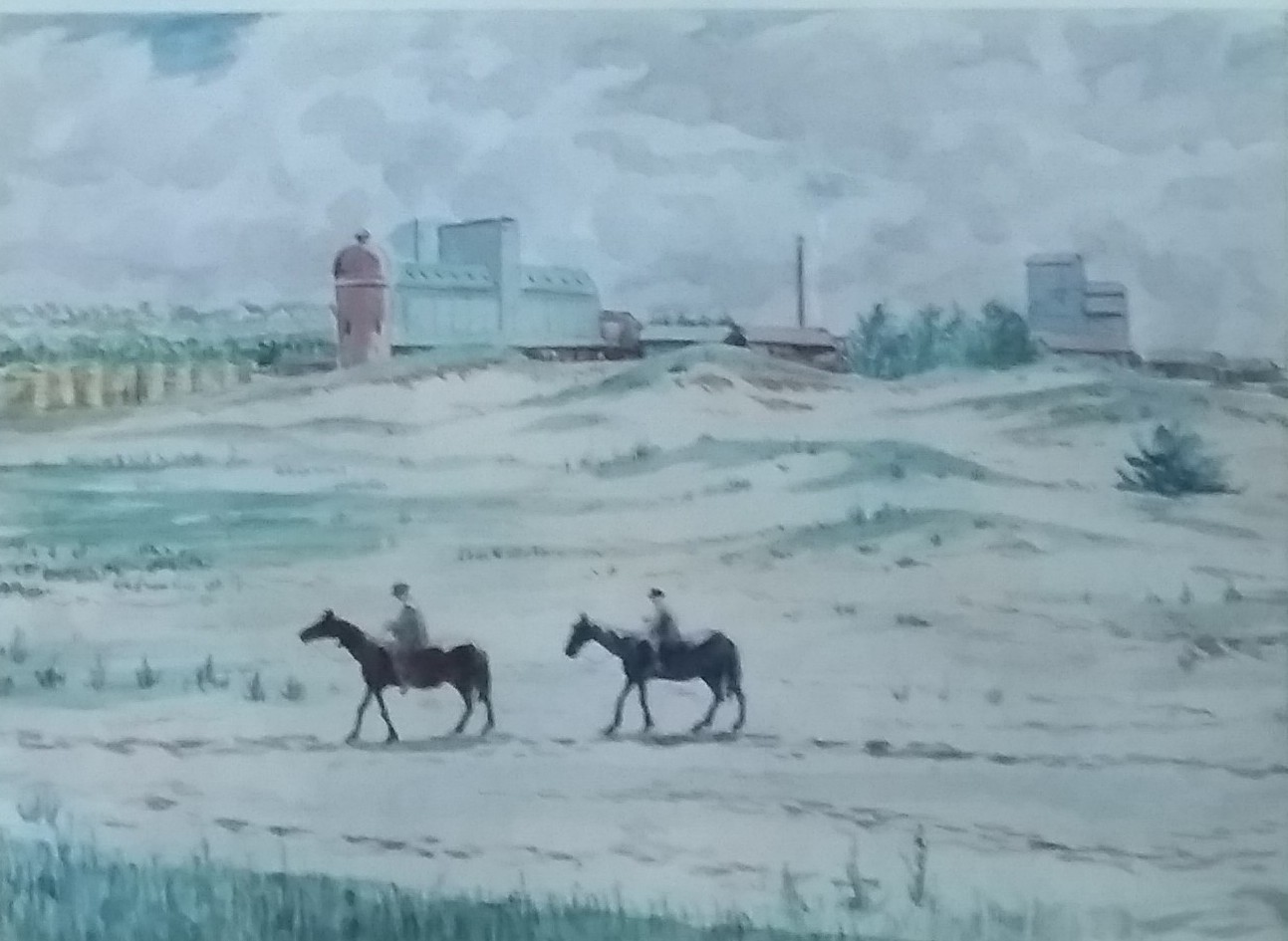 «Сердобск в районе элеватора», Н.В. Кузьмин, 1927 г.