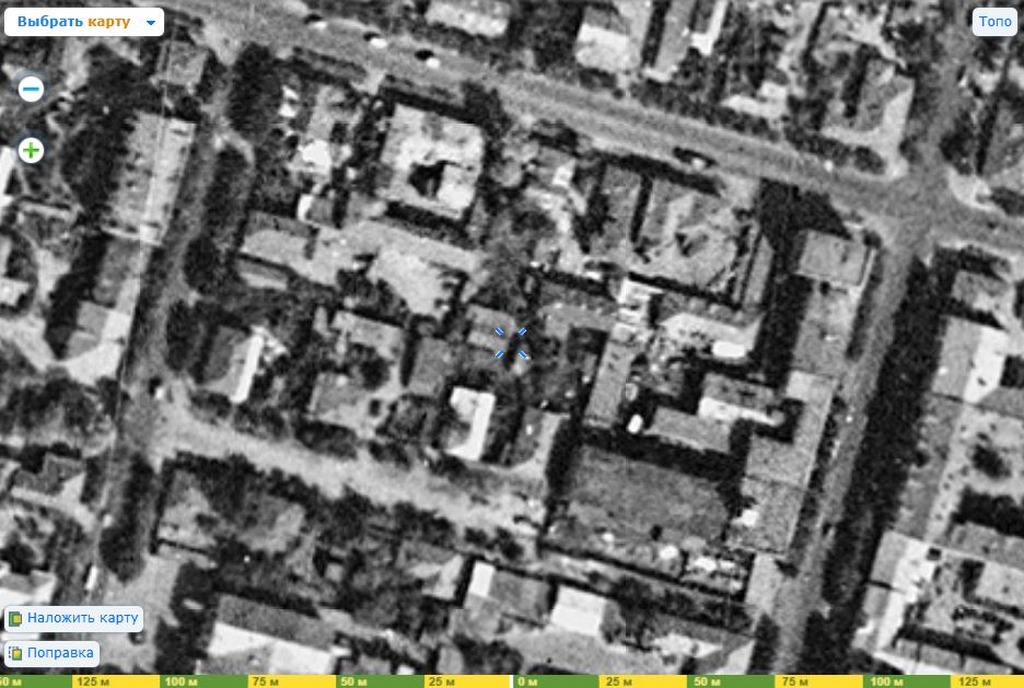 Спутниковый снимок Уфы, 1966 год Спутниковый снимок Уфы, 1966 год