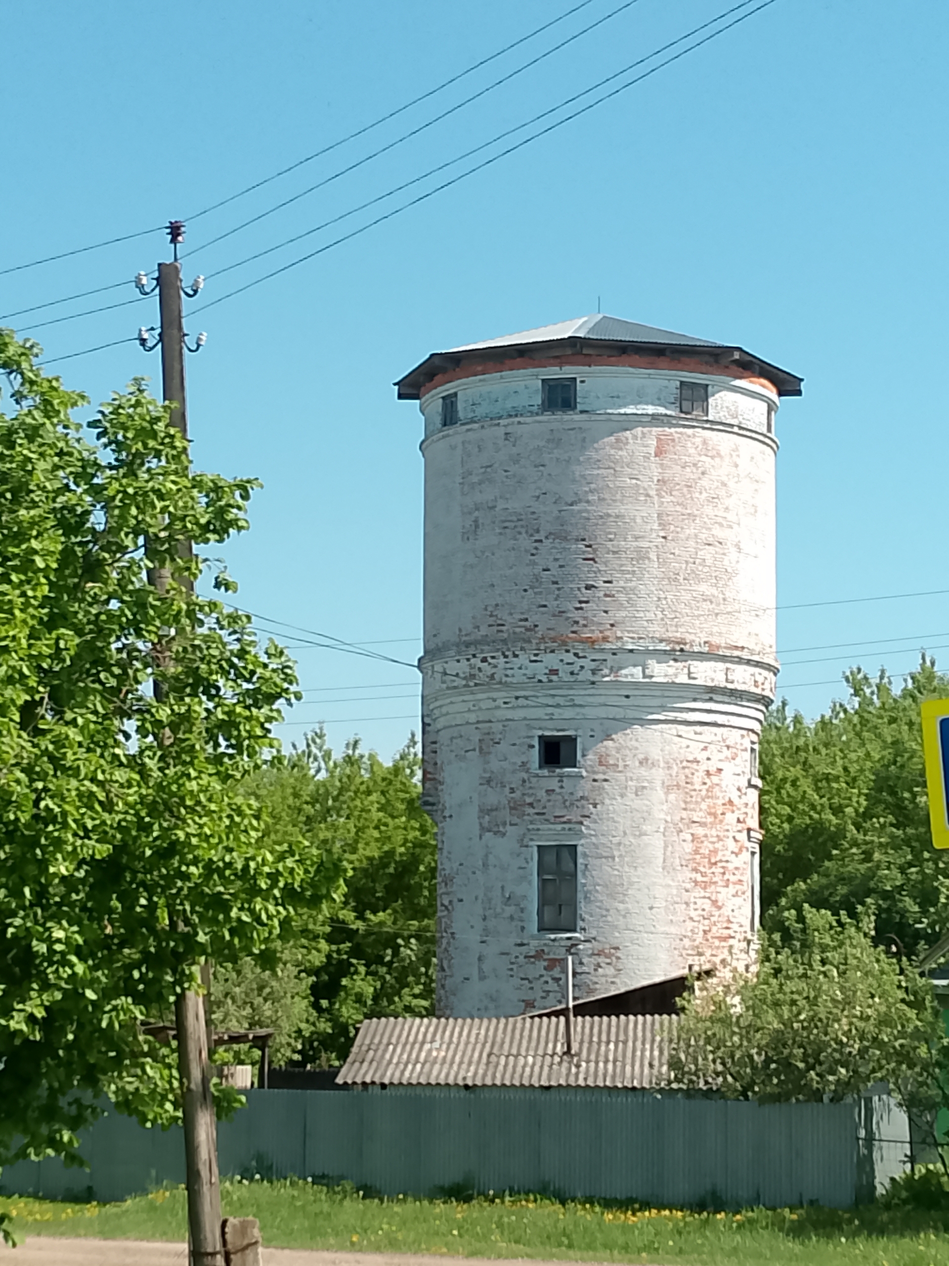 Водонапорная башня в Зикеево